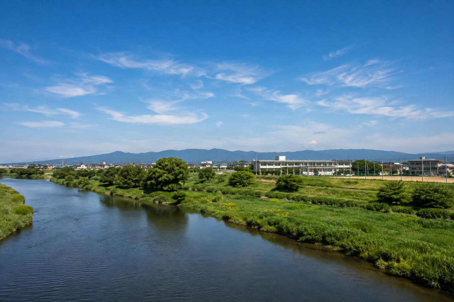 古河一高 キャンパス