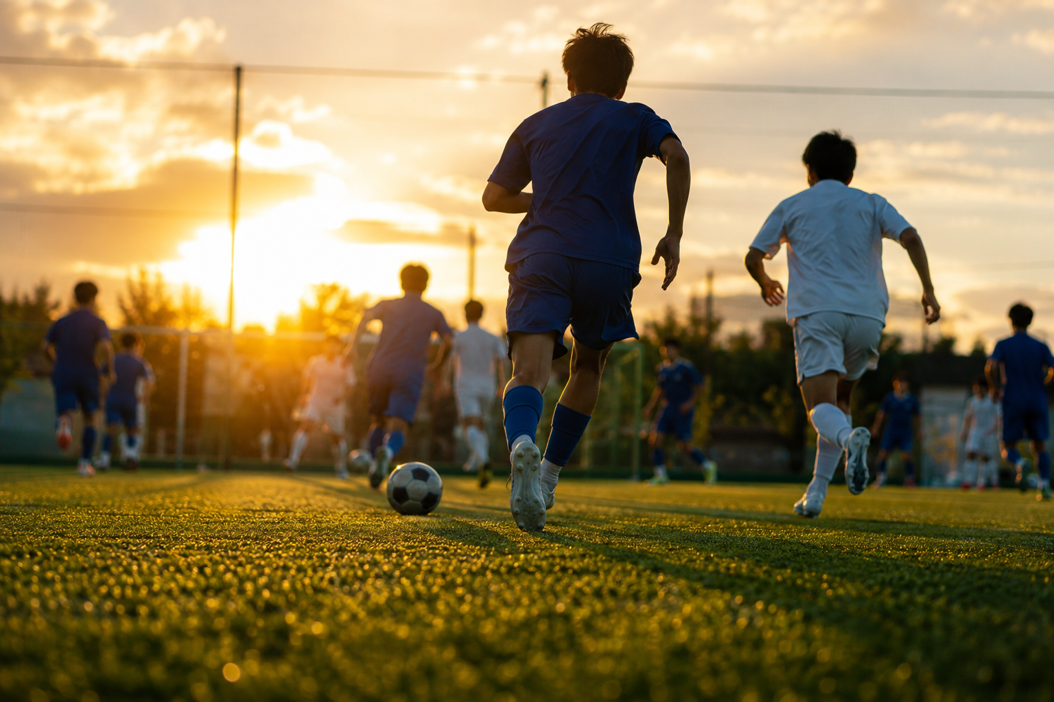 全国制覇の誇りを受け継ぐサッカー部グラウンド